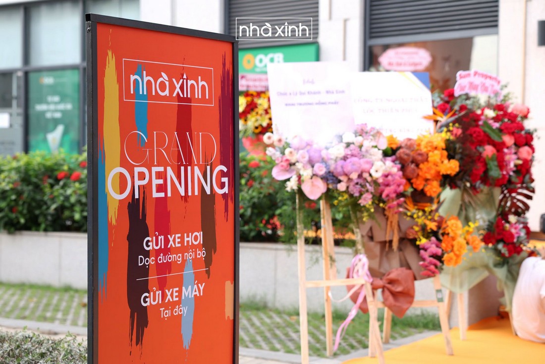 Bảng Grand Opening hỗ trợ khách mời nhận diện khu vực tham dự sự kiện