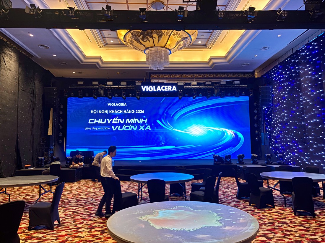 Tổng duyệt Gala Dinner VIGSA 2026 tại Grand Hồ Tràm