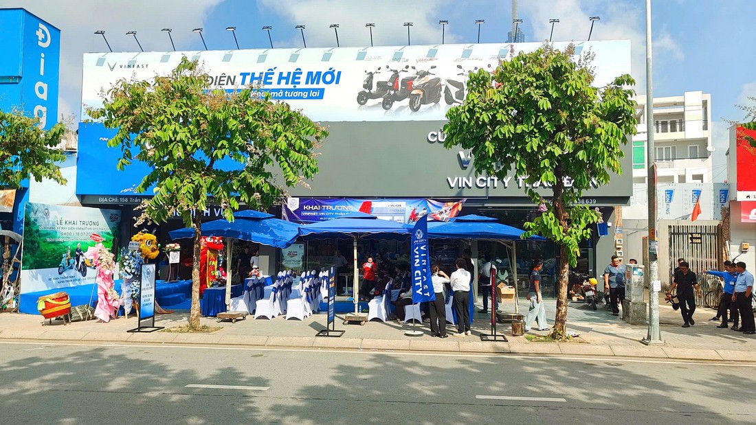 Kinh nghiệm tổ chức lễ khai trương cửa hàng VinFast Vin City Thảo Điền