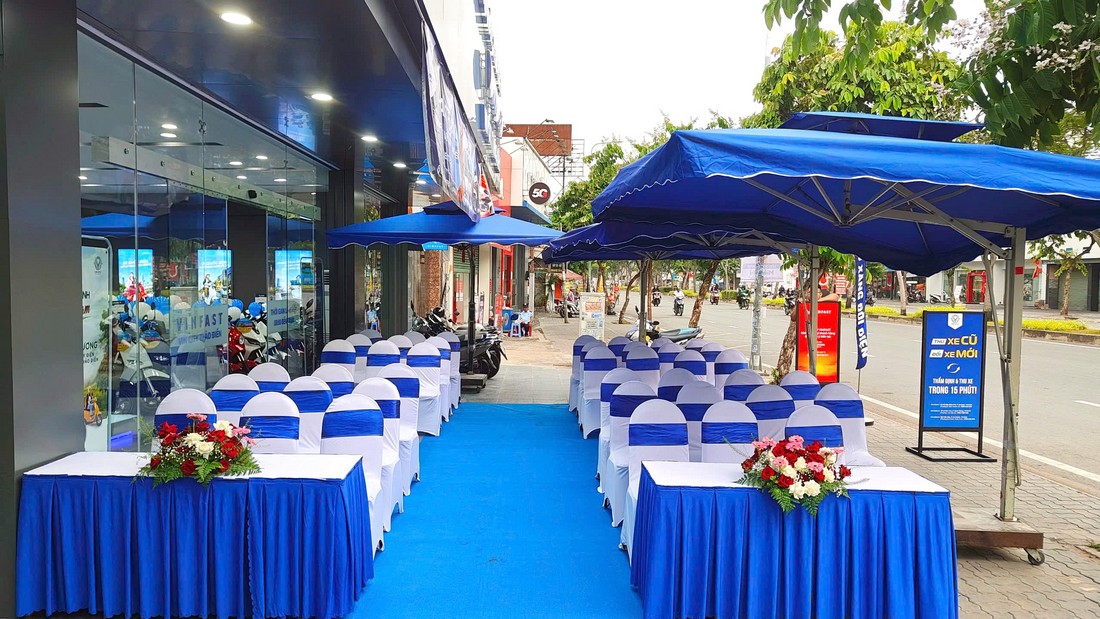 Bố trí mặt bằng tổ chức lễ khai trương tại TP.HCM