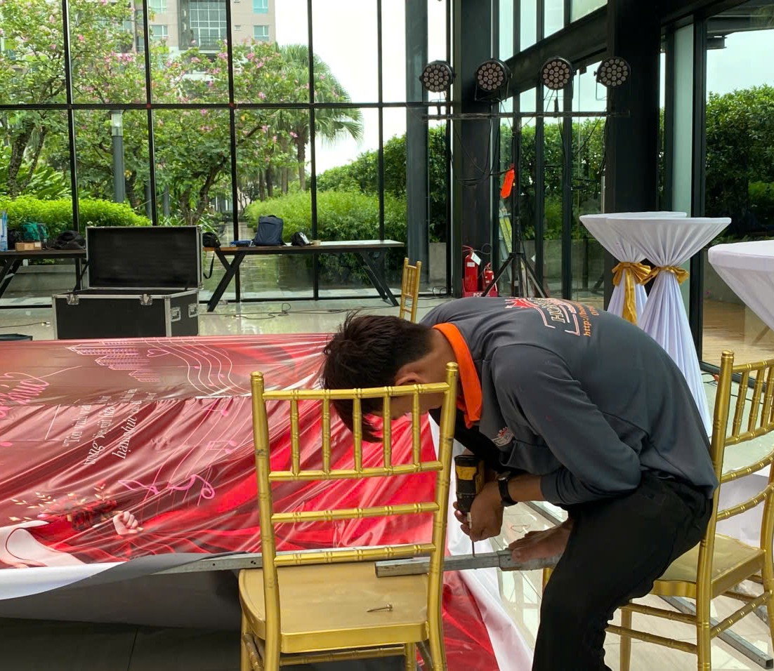 Hoàng Quân Event Solutions phối hợp nhiều hạng mục trong một không gian sự kiện cộng đồng