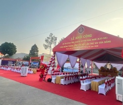 LỄ KHỞI CÔNG DỰ ÁN ĐẦU TƯ XÂY DỰNG NHÀ KHÁCH BỘ TỔNG THAM MƯU PHÍA NAM