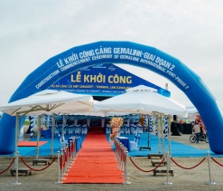 HOÀNG QUÂN EVENT SOLUTIONS ĐỒNG HÀNH TỔ CHỨC LỄ KHỞI CÔNG DỰ ÁN CẢNG CÁI MÉP GEMADEPT - TERMINAL LINK (GEMALINK) - GIAI ĐOẠN 2