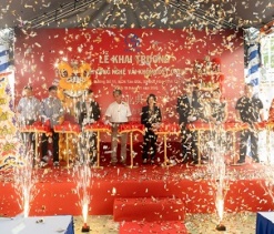 LỄ KHAI TRƯƠNG CÔNG TY TNHH CÔNG NGHỆ VẢI KHÔNG DỆT OUYUE VIỆT NAM