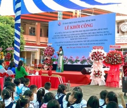 HOÀNG QUÂN EVENT SOLUTIONS SETUP THIẾT BỊ LỄ KHỞI CÔNG TẠI BÌNH THỚI, TPHCM