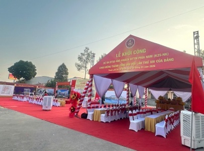 LỄ KHỞI CÔNG DỰ ÁN ĐẦU TƯ XÂY DỰNG NHÀ KHÁCH BỘ TỔNG THAM MƯU PHÍA NAM