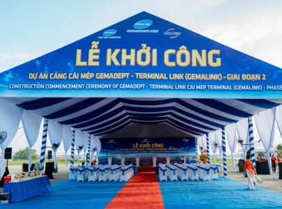 LỄ KHỞI CÔNG DỰ ÁN CẢNG CÁI MÉP GEMADEPT - TERMINAL LINK (GEMALINK) - GIAI ĐOẠN 2