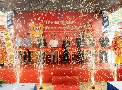 LỄ KHAI TRƯƠNG CÔNG TY TNHH CÔNG NGHỆ VẢI KHÔNG DỆT OUYUE VIỆT NAM